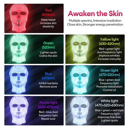 Beawey™ 7-Color LED Face & Neck Beauty Mask